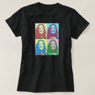 T-shirt Kamala Harris : Nous ne retournons pas l'art pop