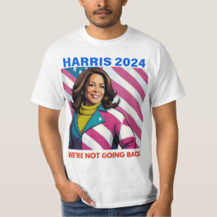 T-SHIRT KAMALA HARRIS NOUS NE REVIENDRONS PAS