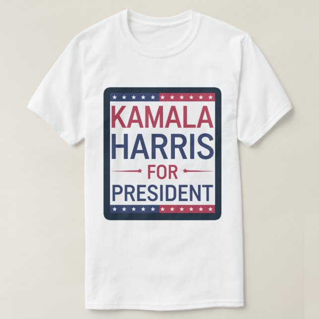 T-shirt Kamala Harris pour le président (Design devant)