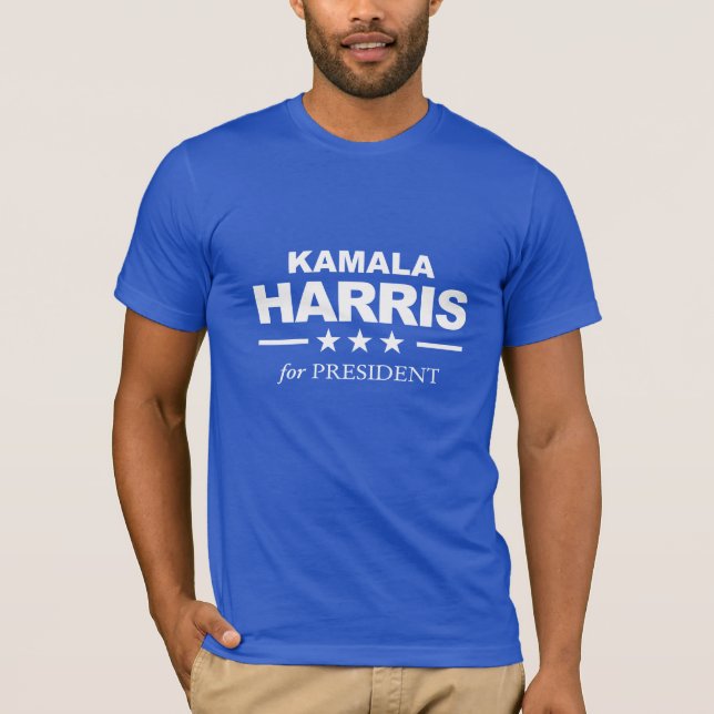 T-shirt Kamala Harris pour le président - blanc - (Devant)