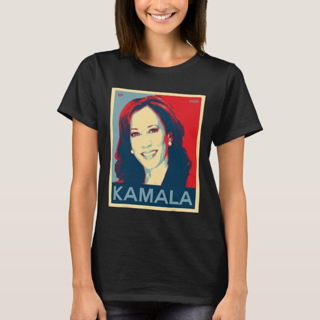 T-shirt Kamala Harris Pour Vice-Présidente 2020 (Devant)