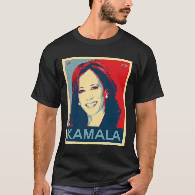 T-shirt Kamala Harris Pour Vice-Présidente 2020 (Devant)