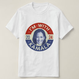 T-shirt Kamala Harris Président 2024 Democrat Photo Retro