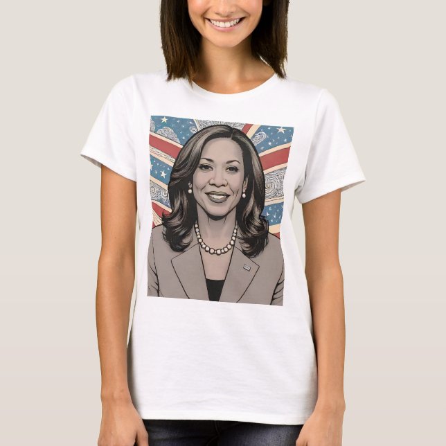 T-shirt kamala harris président américain 2024 (Devant)