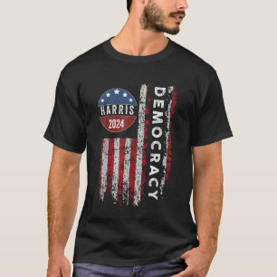 T-shirt Kamala Harris remplace Biden Président Démocratie