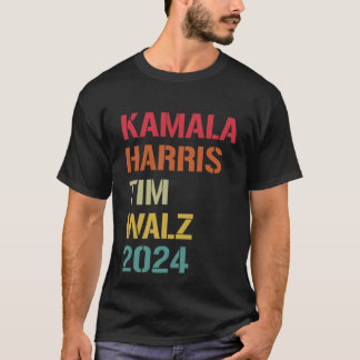T-shirt Kamala Harris Tim Walz Valse 2024 Election Democra