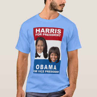 T-shirt Kamala Michelle Obama 2024 Obama 2024 Élection Sma
