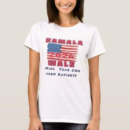T-shirt Kamala pense à vos élections commerciales sombres