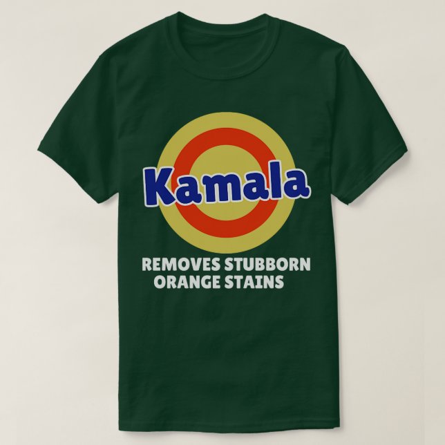 T-shirt Kamala supprime les taches orange têtues Kamala 20 (Design devant)