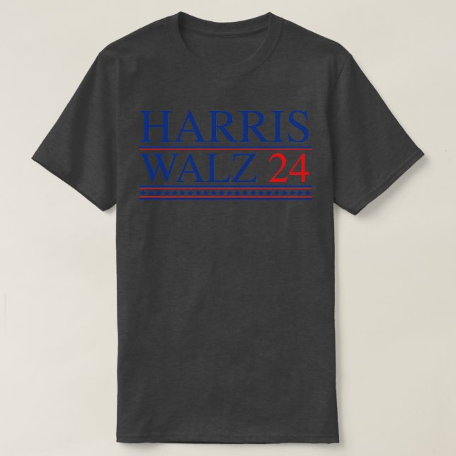 T-shirt Kamala Tim Walz 2024 1 (Design devant)