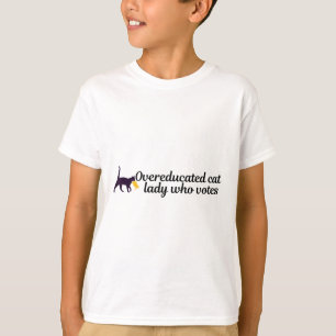 T-shirt Kamala, un votant suréduqué, qui tient Trump