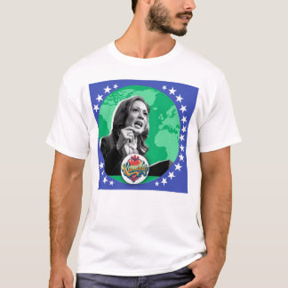 T-shirt "Kamala : Une voix mondiale du leadership"