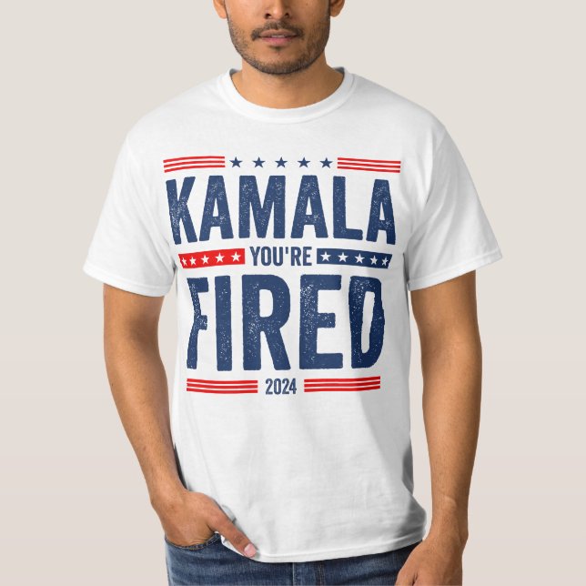 T-shirt Kamala Vous êtes Fired 2024 (Devant)