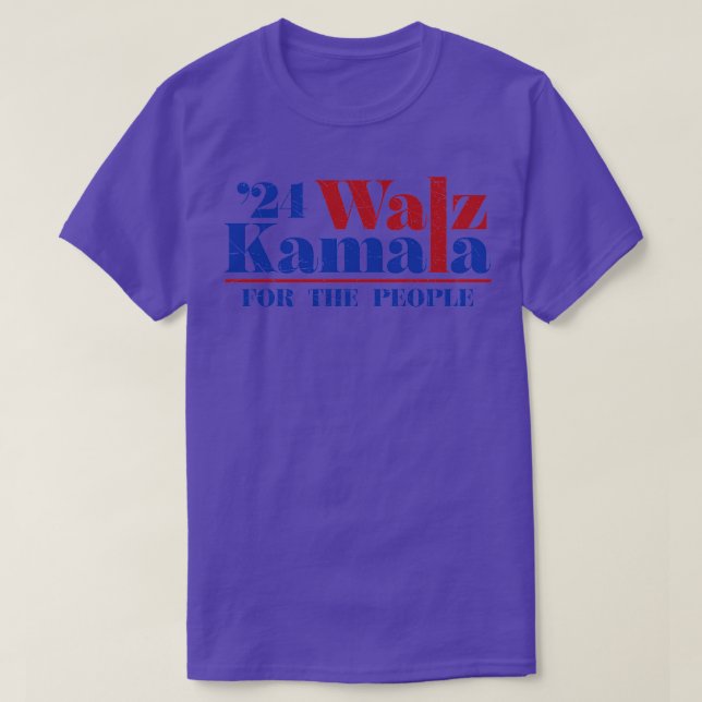 T-shirt Kamala Walz 2024 (Design devant)
