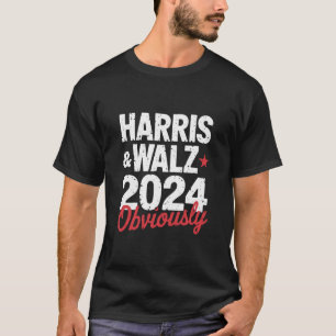 T-shirt Kamala Walz Évidemment 2024 Harris Waltz 2024