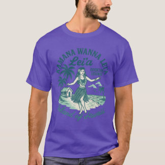 T-shirt Kamana Wanna Lei Un Cocktail Lounge