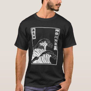 T-shirt Kanagawa Wave japonais Art Vaporwave esthétique Cu