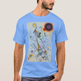 T-shirt Kandinsky Absract Expressionniste Carolina Bleu