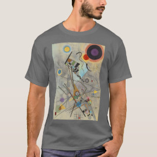 T-shirt Kandinsky Absract Expressionniste gris foncé
