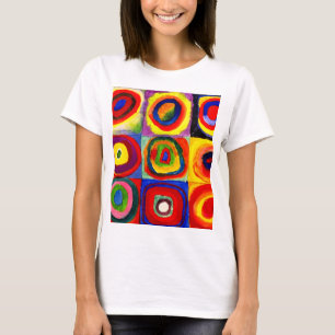 T-shirt Kandinsky Farbstudie Quadrates Cercles Art 