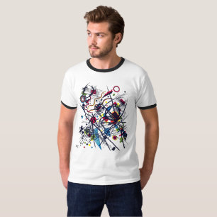T-Shirt Kandinsky Lithographie Abstraite Rétro à C