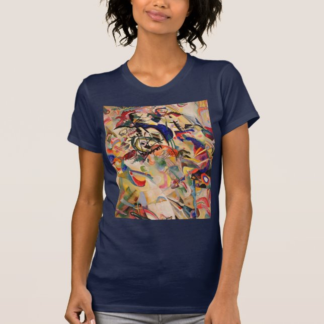 T-shirt Kandinsky Moderne peinture Abstraite (Devant)