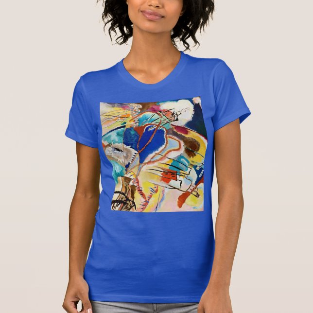 T-shirt Kandinsky Moderne peinture Abstraite (Devant)