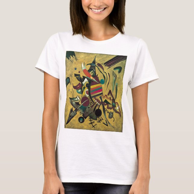 T-shirt Kandinsky Points Peinture en toile Abstraite (Devant)
