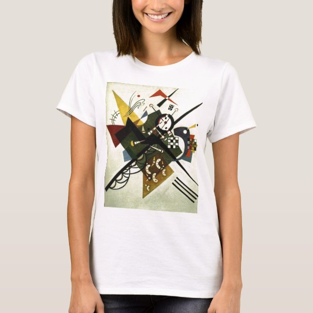 T-shirt Kandinsky Sur White II (Devant)
