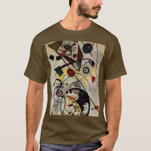T-shirt Kandinsky Transverse ligne ininterrompue Brown