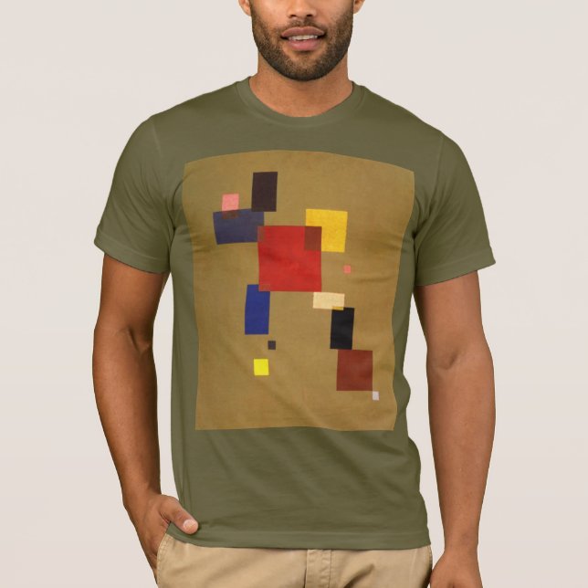 T-shirt Kandinsky Treize Rectangles peinture Abstraite (Devant)
