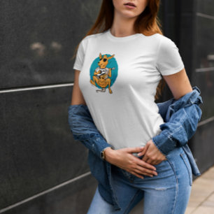T-shirt Kangaroo Avec Bébé Guitare