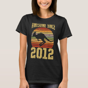T-shirt Kangaroo Awesome depuis 2012 10e anniversaire 10 a