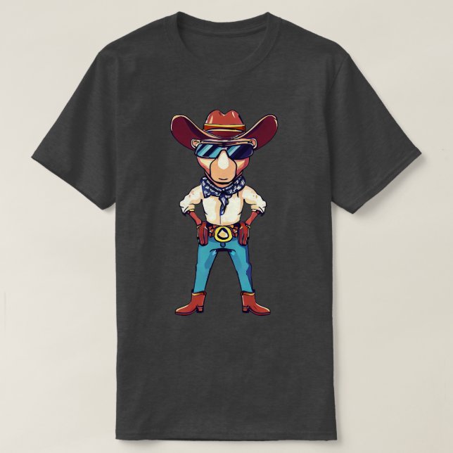 T-shirt Kangaroo Cowboy (Design devant)