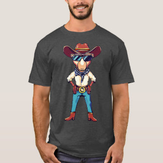 T-shirt Kangaroo Cowboy