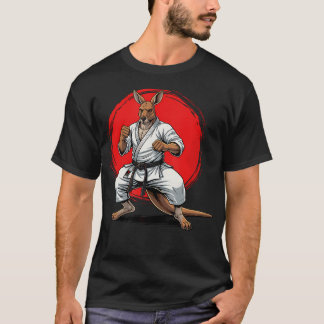 T-shirt Kangaroo Karate Judo Japan Japanese Flag