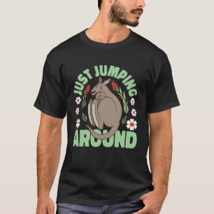 T-shirt Kangaroo Ne Fait Que Sauter