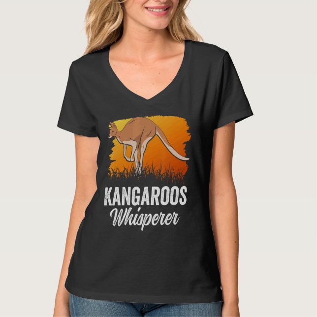 T-shirt Kangaroo Whisperer Kangaroos Animal Australie (Devant)