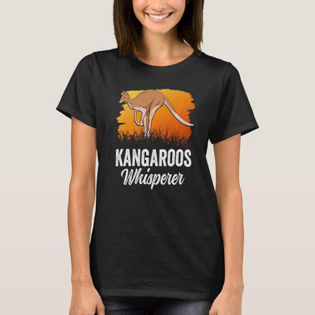 T-shirt Kangaroo Whisperer Kangaroos Animal Australie 1 (Devant)