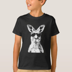 T-shirt Kangourou portant des lunettes de soleil Animal dr