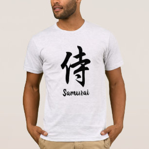 T-shirt kanji de Samurai