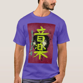 T-shirt Kanji Musique