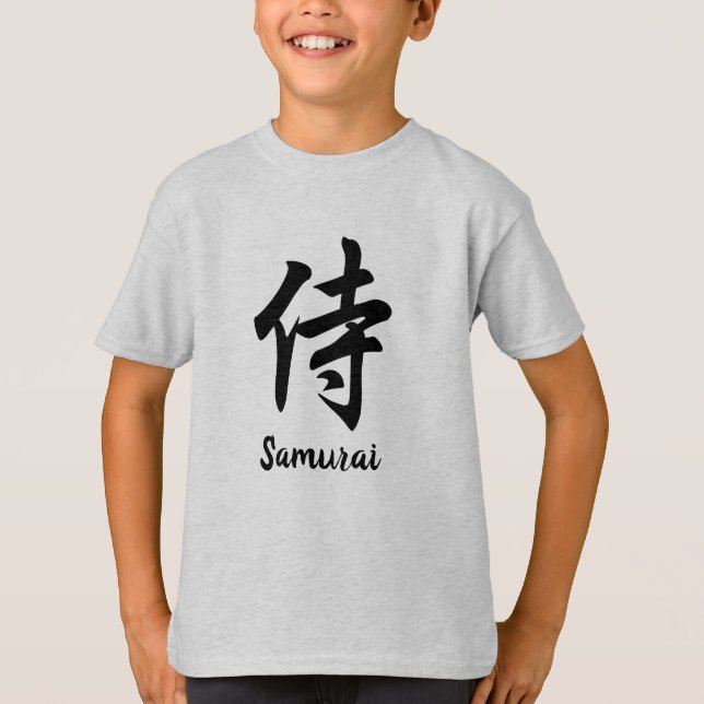 T-shirt Kanji Samurai japonais (Devant)