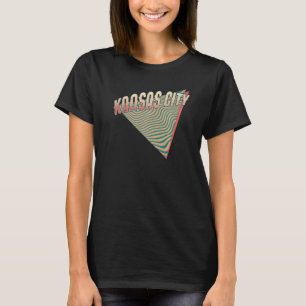 T-shirt Kansas City Missouri Throwback Vintage Rétro