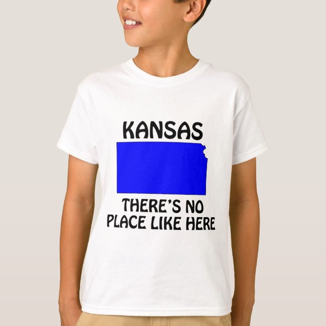 T-shirt Kansas - Il n'y a pas d'endroit comme ici (Devant)