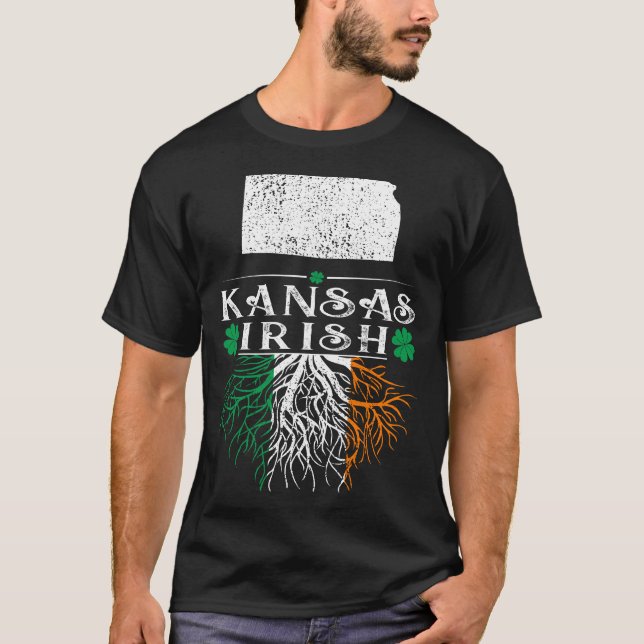 T-shirt Kansas State Irish Jour de l'Saint Patrick Gift (Devant)