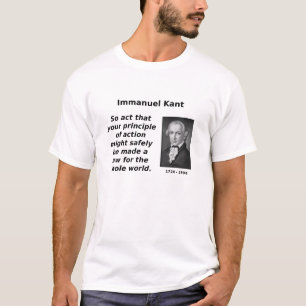 T-shirt Kant, impératif catégorique