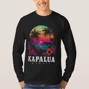 T-shirt Kapalua Hawaii Hawaii Hibiscus Fleurs Surfer Donc