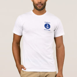 T - Shirt Kapitän-Nautical Blue Anchor