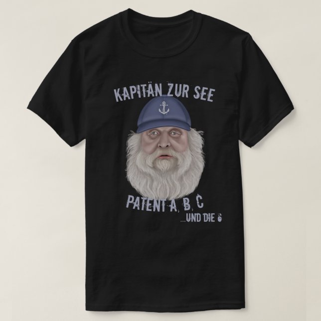 T-shirt Kapitan Zur Voir (Design devant)